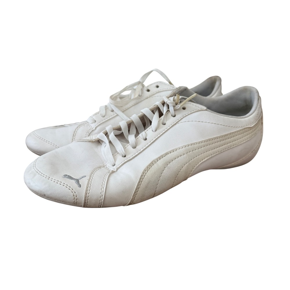 Puma Speedcat Sneaker Vintage Y2K Slender Racing Shoe 7.5 White Retro